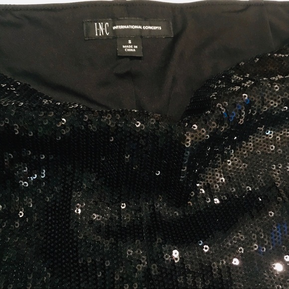 INC | International Concepts | Black Sequin Leggings | Size S - Picture 10 of 10